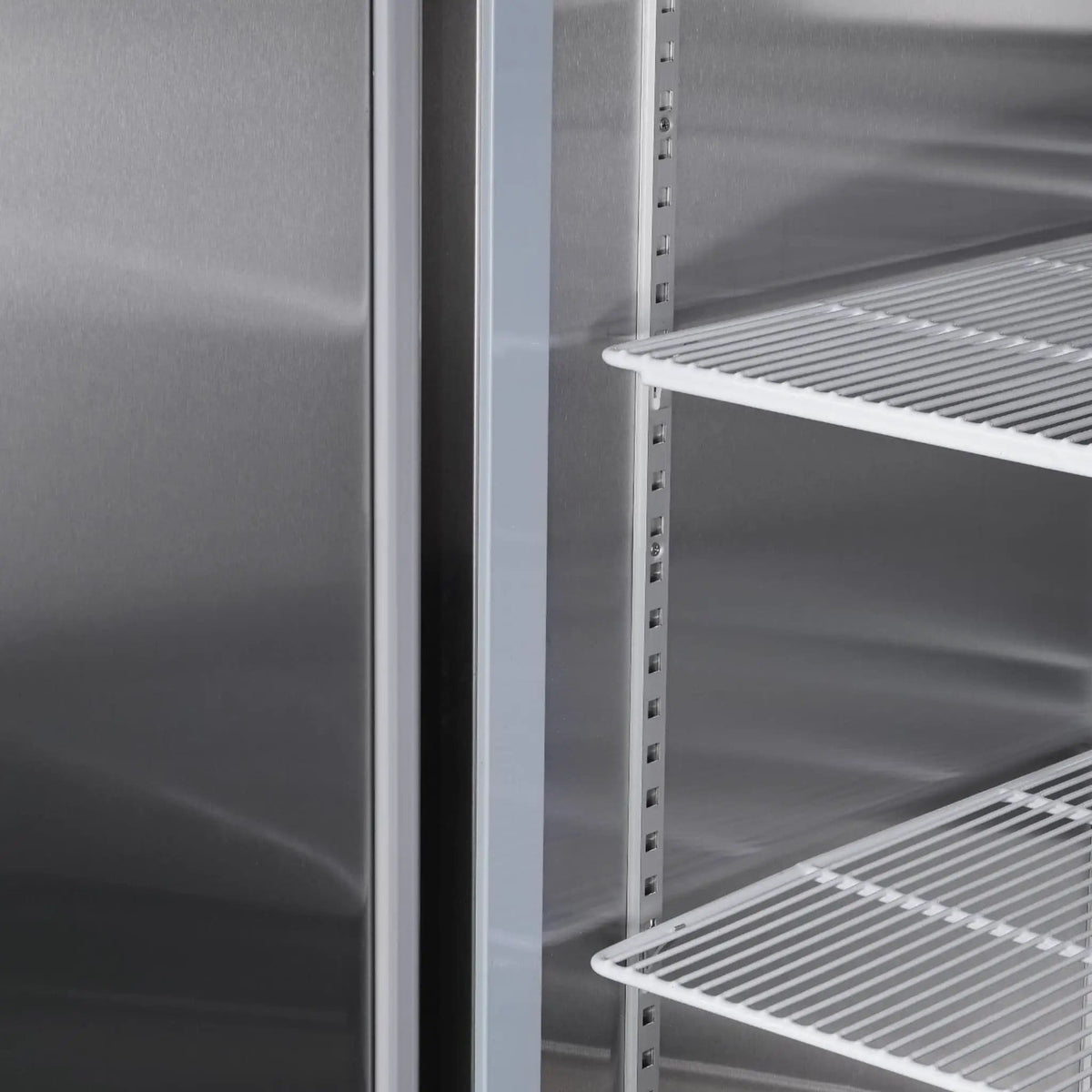 Heavy-Duty 54-Inch Stainless Steel 2-Door Reach-In Upright Commercial Freezer | 54 Inch | 2-Door | Refrigerator