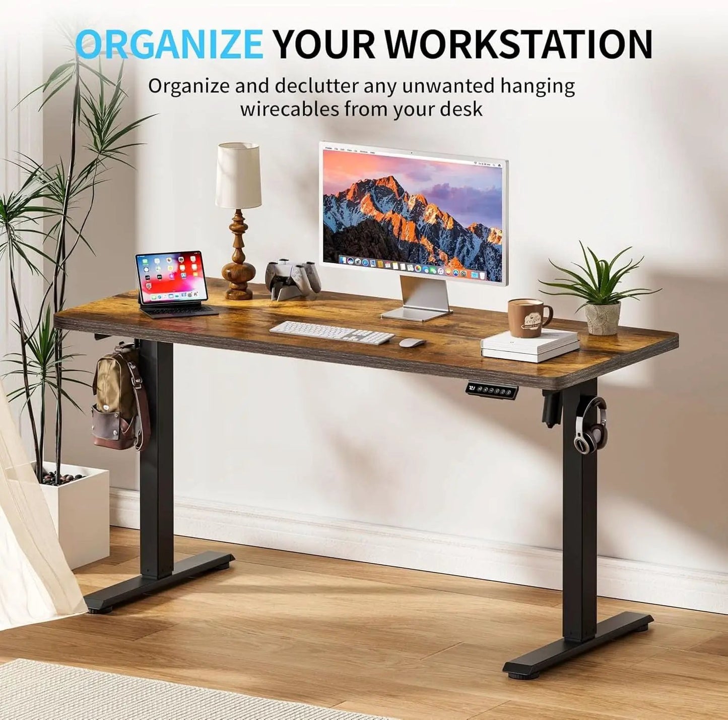 Height Adjustable Electric Standing Desk for Home Office from PriceLows™