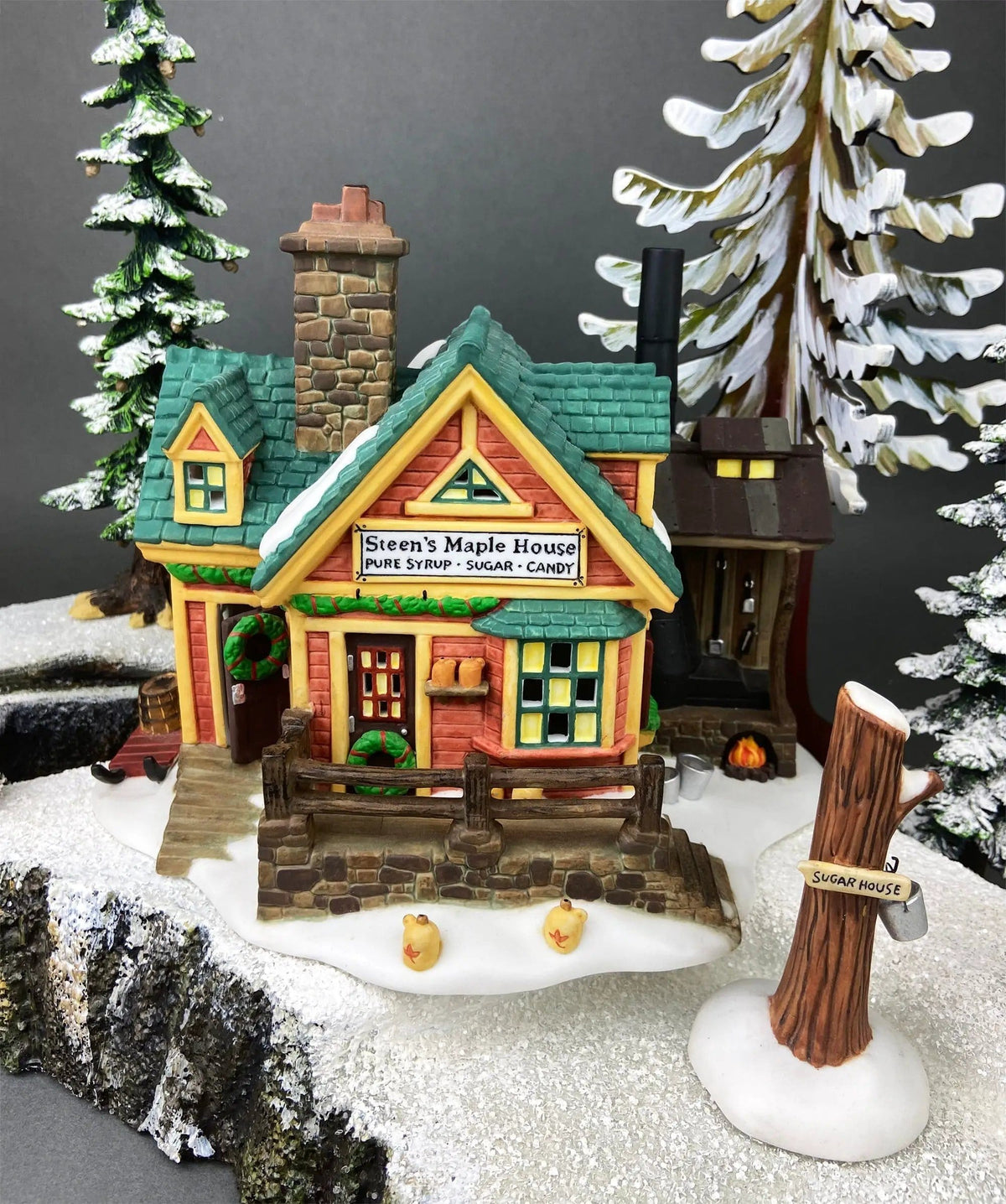 Tutbury Printer Christmas Village House by Dept 56 | Illuminated Christmas Village House | Dickens Village Series | Collectors & Hosts