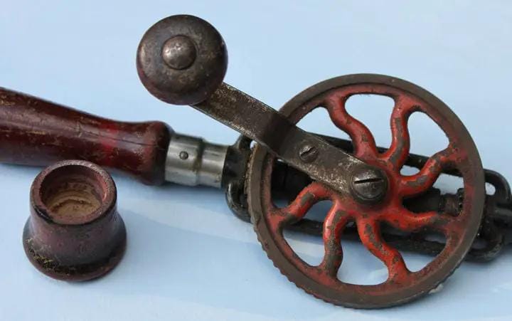 Antique OPI & PRY Craft Man Wrench | Collectible Manual Tool with Wooden Handle | Collectible Vintage | Gift for Him for Christmas