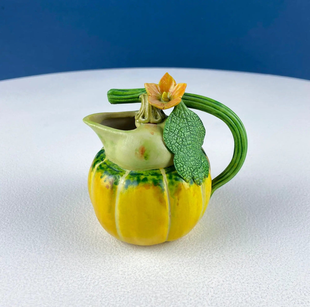 Antique Bisque Porcelain Pitcher Creamer Jug Covered in 3D Flowers and Berries | Bavaria Royal Bayreuth Modern Farmhouse | Dining Room Decor | Collectors & Hosts