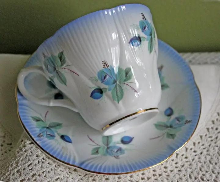 Duchess Fine Bone China Tea Cup and Saucer | Autumn Motif | Collectible Vintage | Collectors & Hosts