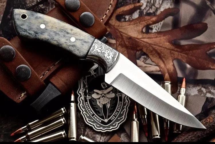 Custom handmade d2 steel hunting knife (Style 3) | Steel | Hunting & Survival Knife | Home