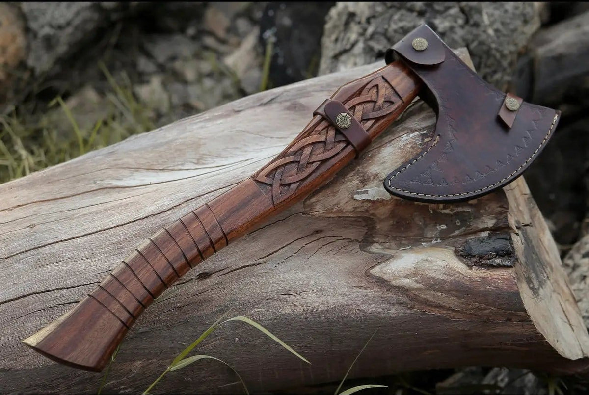 Custom handmade Damascus steel axe | 7 Inch | Damascus Steel | Hatchet