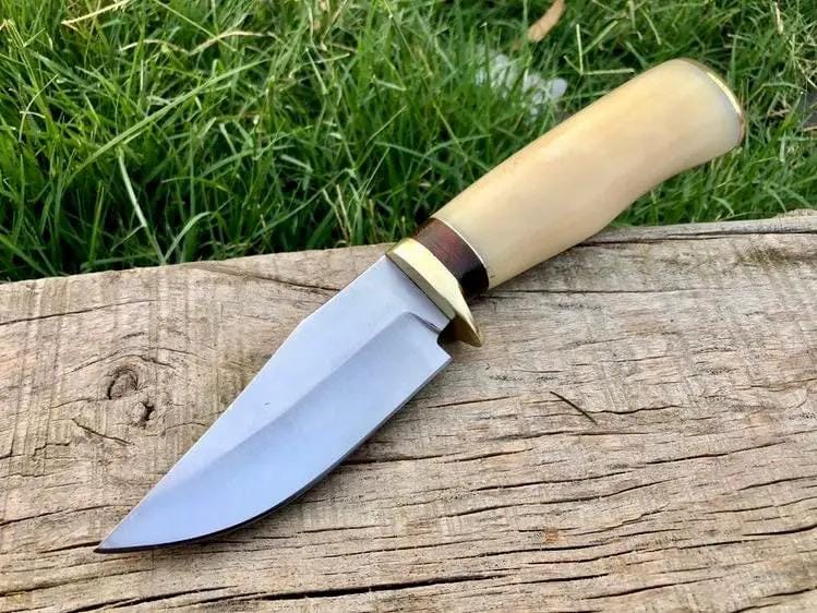 New Custom Handmade D2 Steel Skinning Knife | Steel | Hunting & Survival Knife | Home