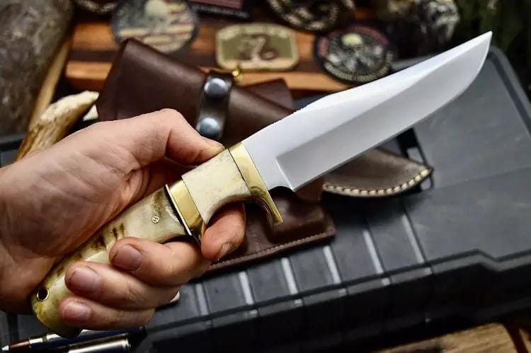 Custom handmade d2 steel hunting knife (Style 2) | Steel | Hunting & Survival Knife | Home