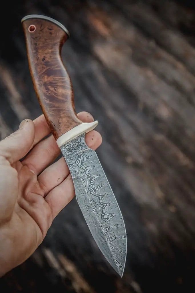 Handmade Damascus steel hunting knife | Damascus Steel | Hunting & Survival Knife | Home