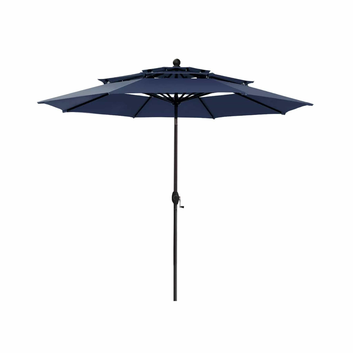 Premium 6-Piece Bar Patio Furniture Set With Umbrella, Swivel Chairs, And Cushions | 6-Piece | Steel | Outdoor Furniture Set