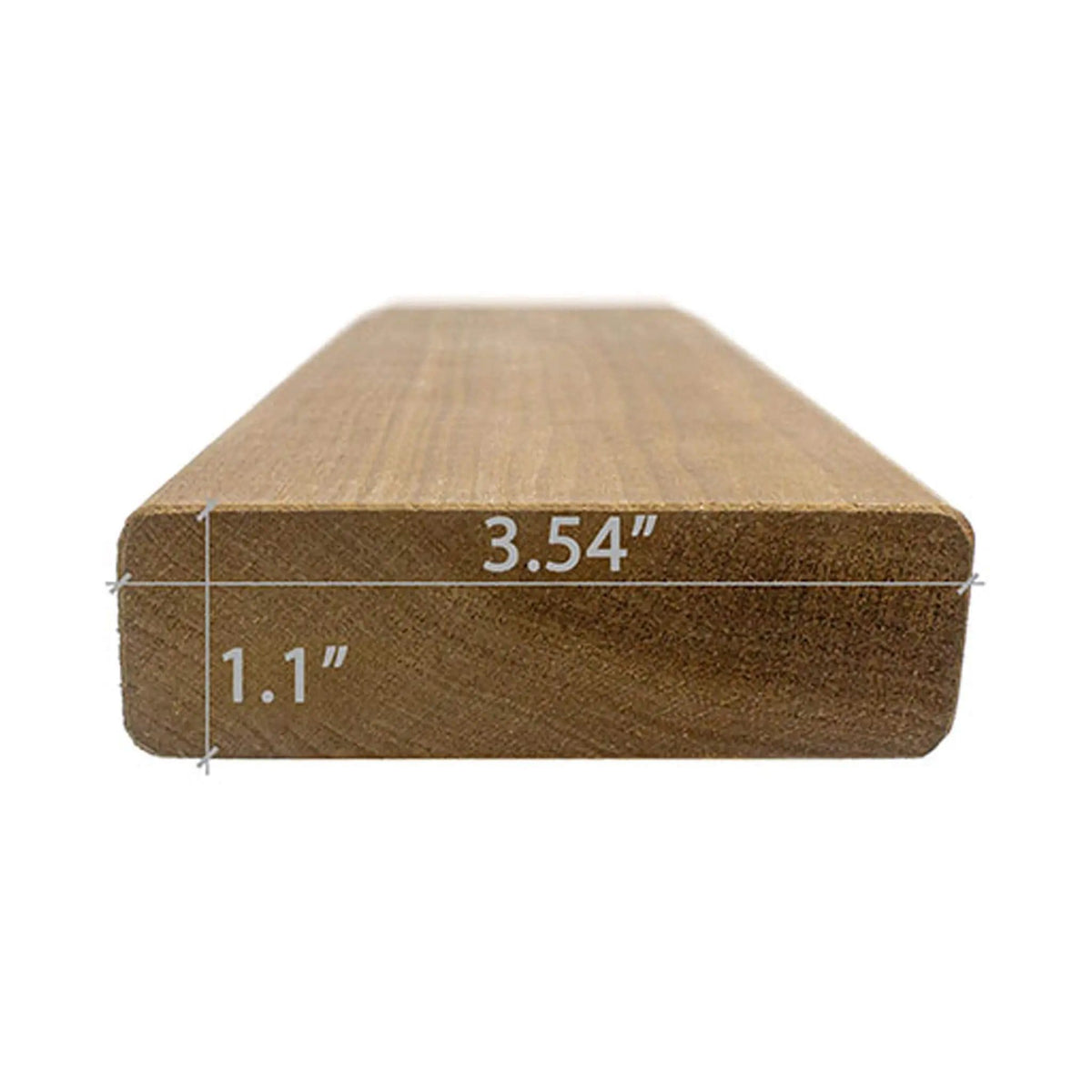 Prosaunas Thermo-Aspen 2X4 S4SEE SHP Sauna Bench Wood | Wood | Sauna Wood | Outdoor Living