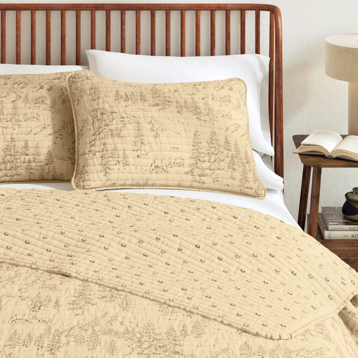 Lodge Printed Quilt - Moonlight Ridge from PriceLows™