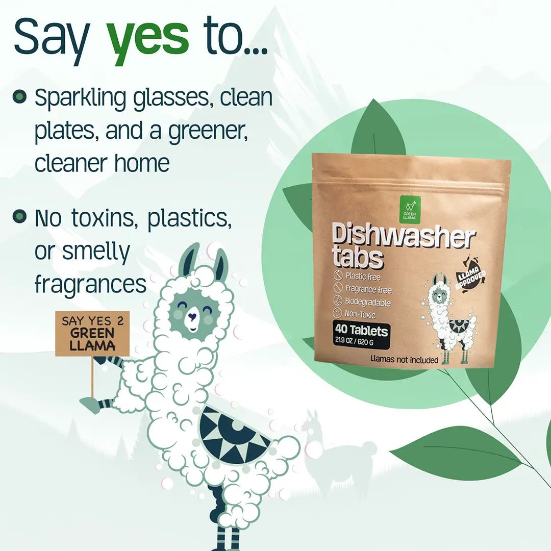 EWG Verified™ & PVA-Free Dishwasher Tabs from PriceLows™