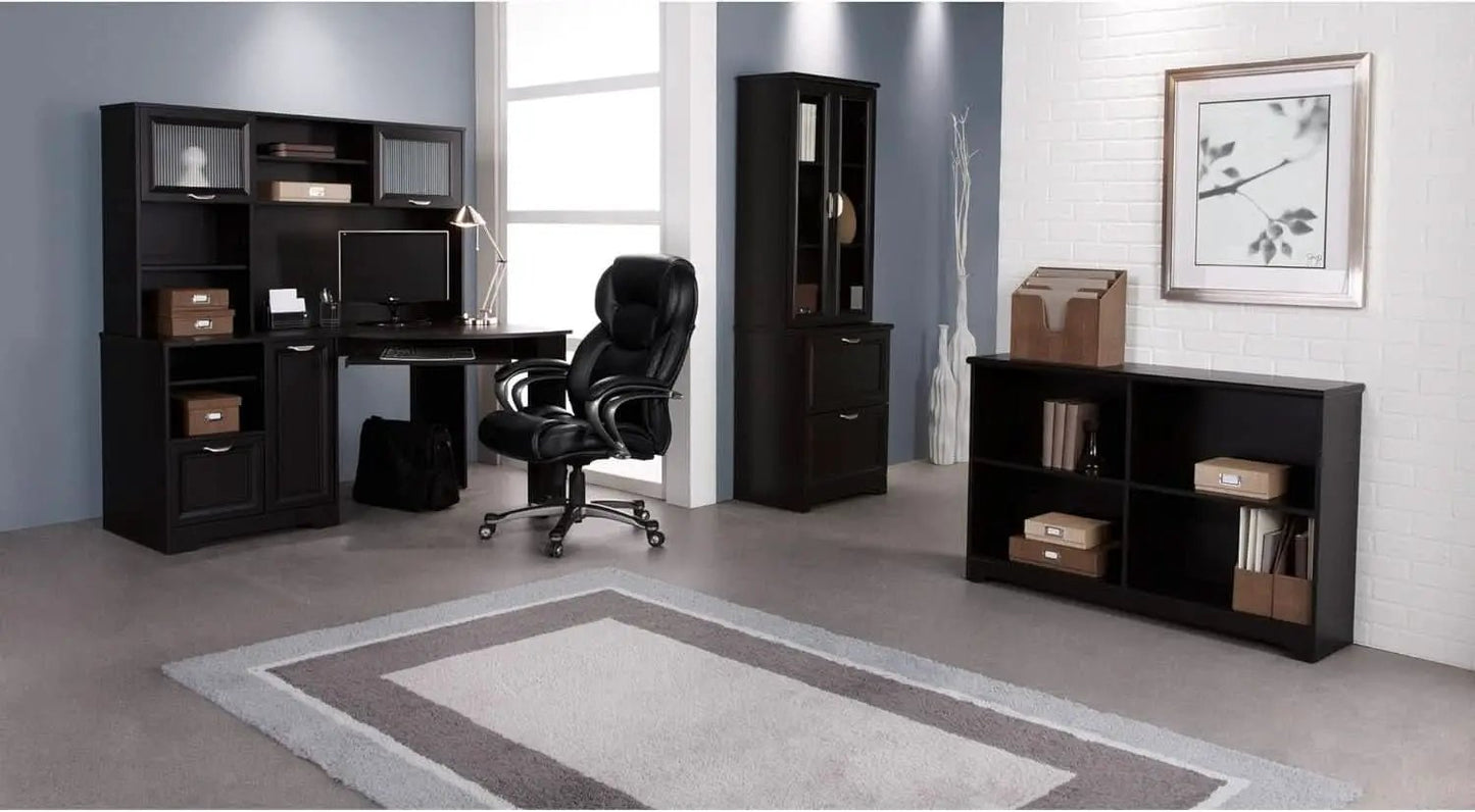 Spacious Corner Computer Desk with Storage and Organization from PriceLows™