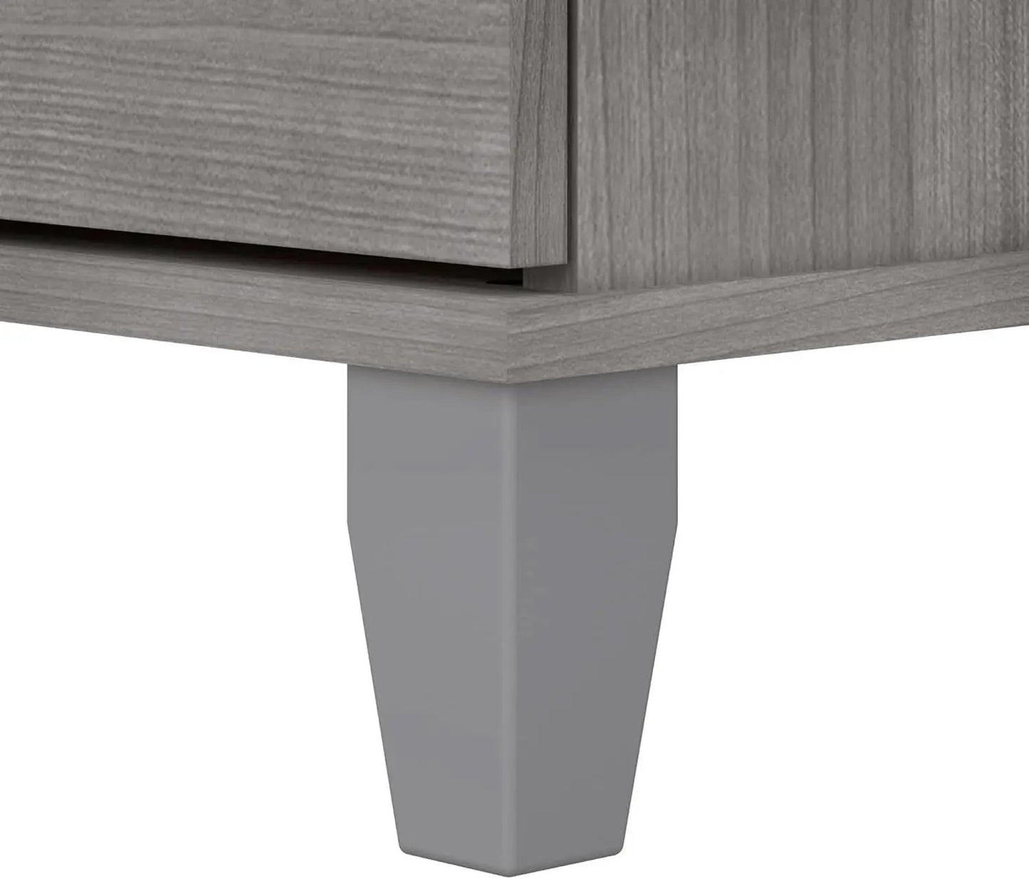Spacious Home Office Desk with Drawers in Gray from PriceLows™