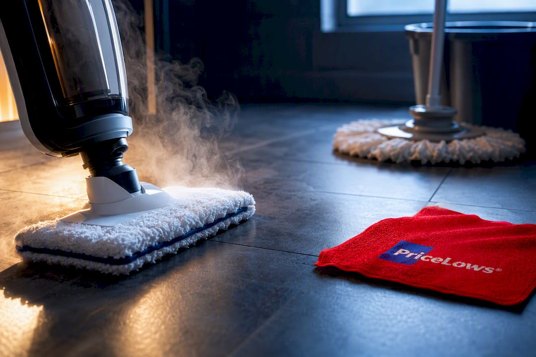 Anonymous steam and spin mop cleaning comparison