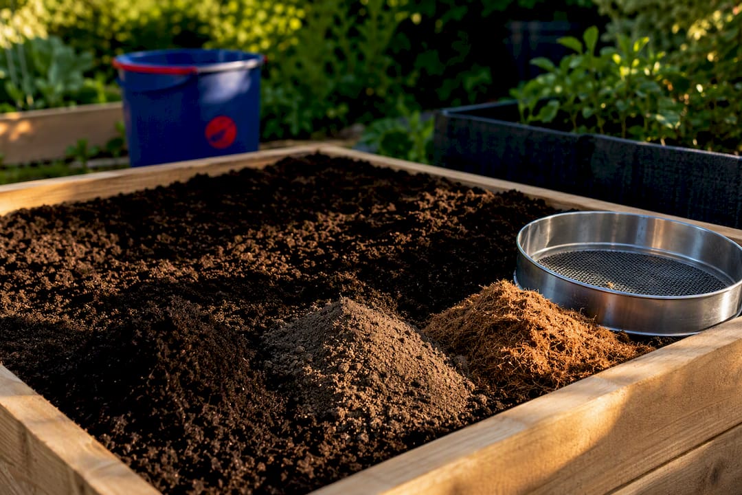 Raised bed soil mix ingredients