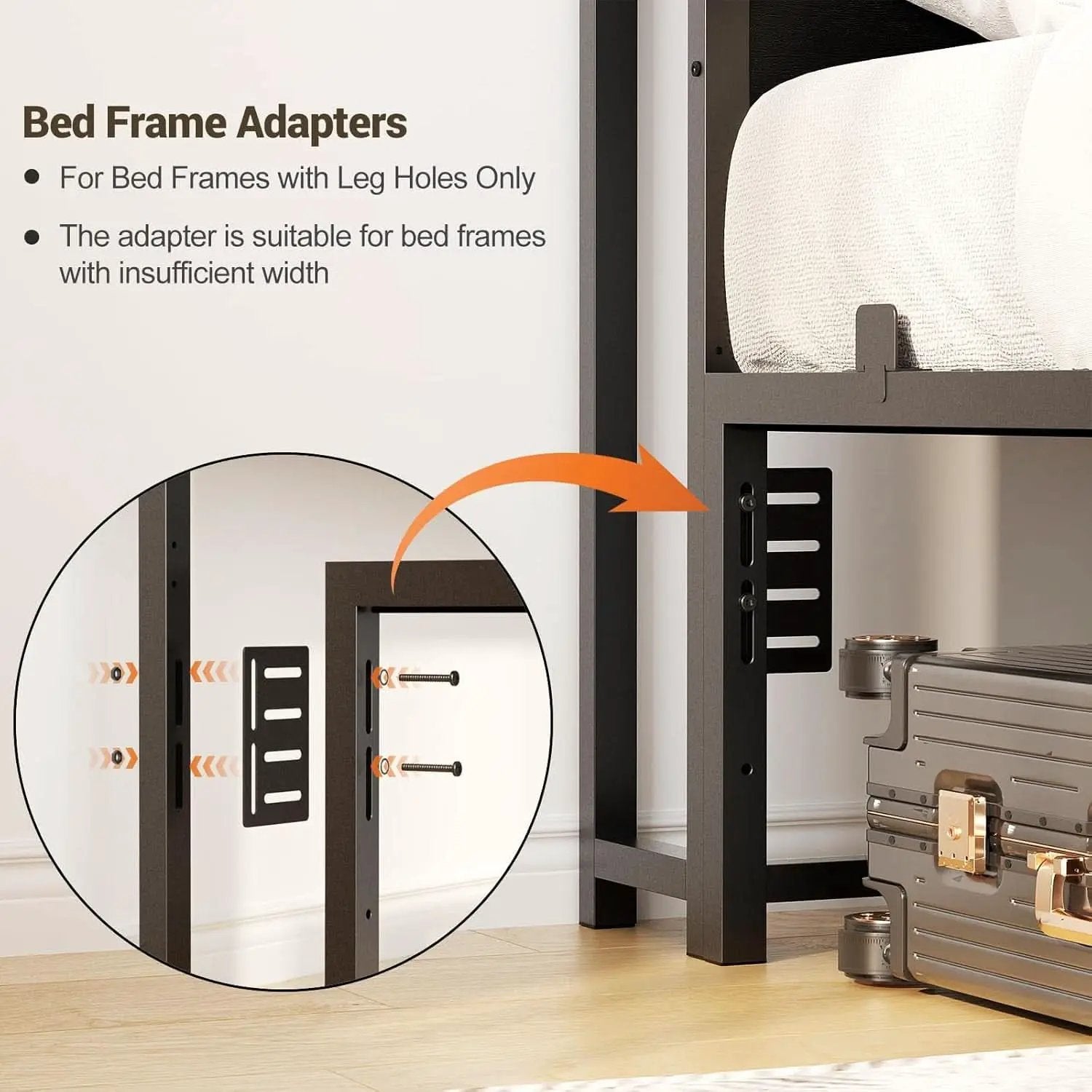 Queen Size Headboard with USB Ports and LED Light from PriceLows™