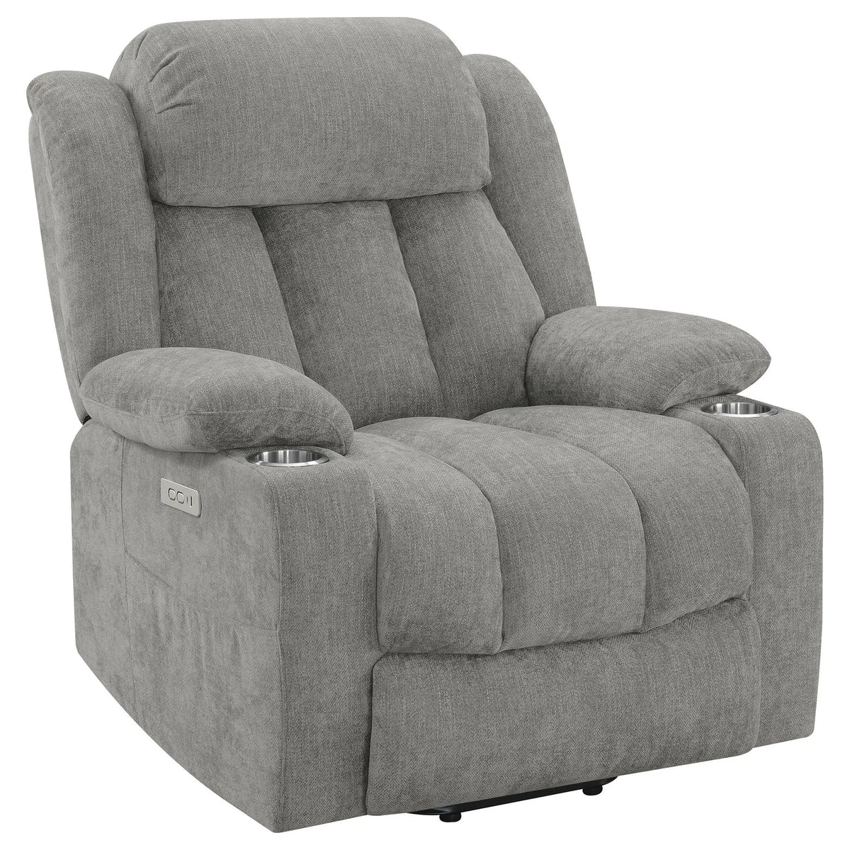 Beca Power Lift Recliner | Upholstered | Integrated Cupholders | USB Charging Port