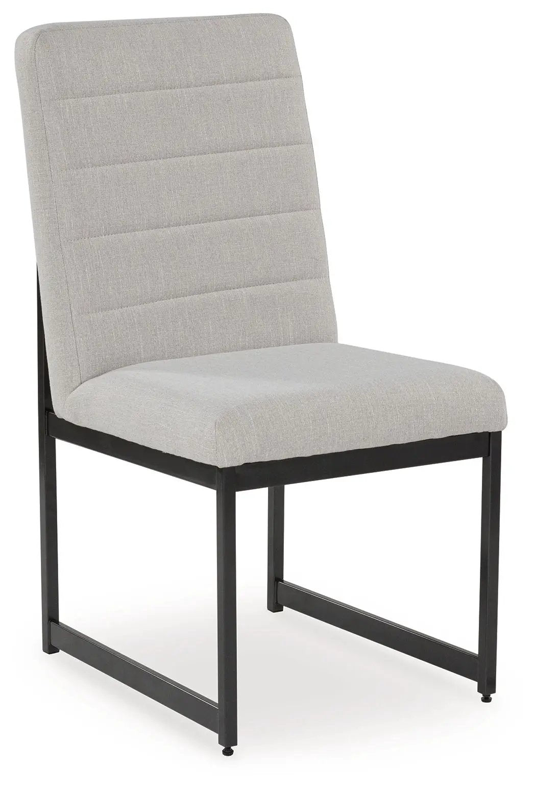 Upholstered Dining Chair | Set Of 2 | Light Brown Fabric