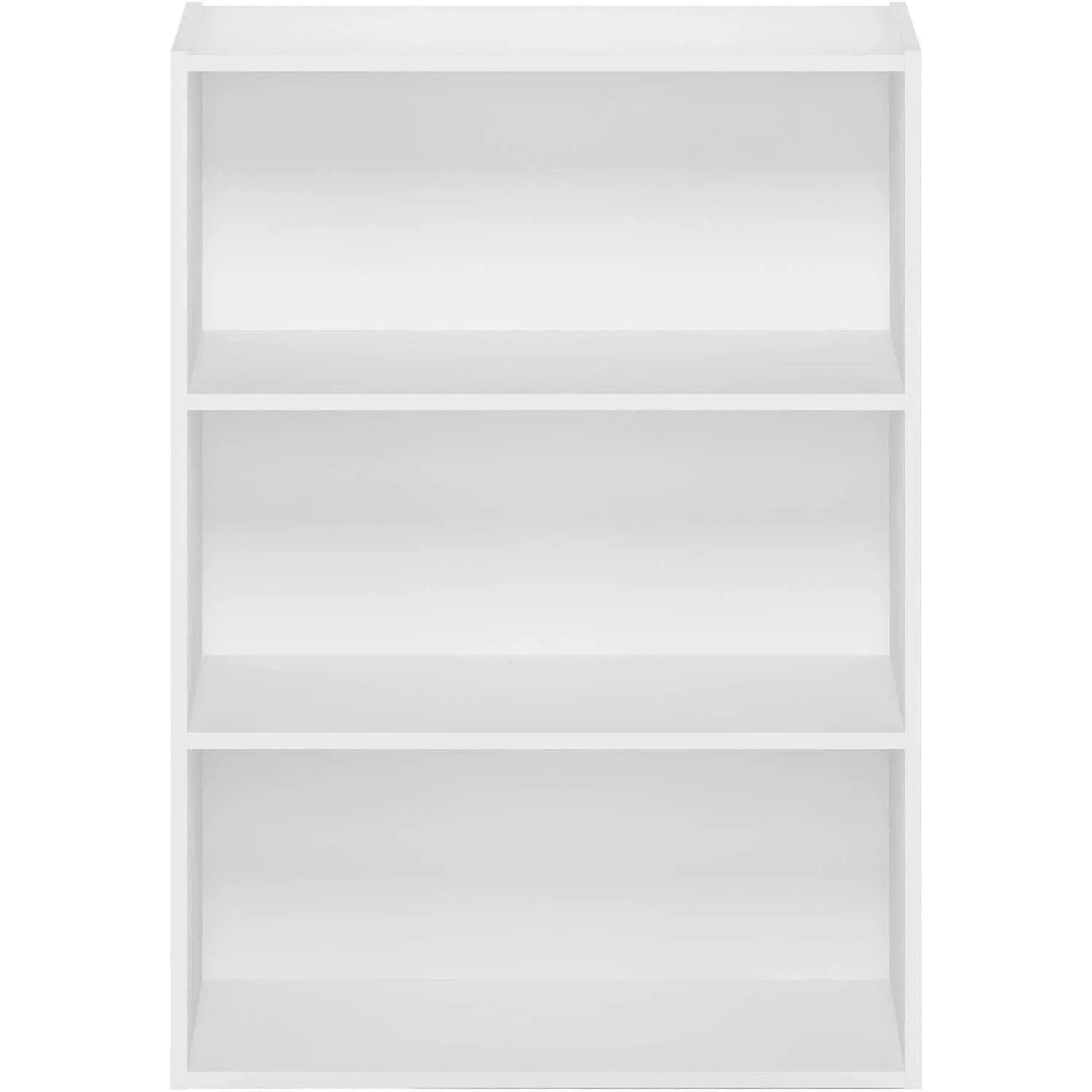 Pasir 3-Tier Open Shelf Bookcase White 31.5 Inch High from PriceLows™
