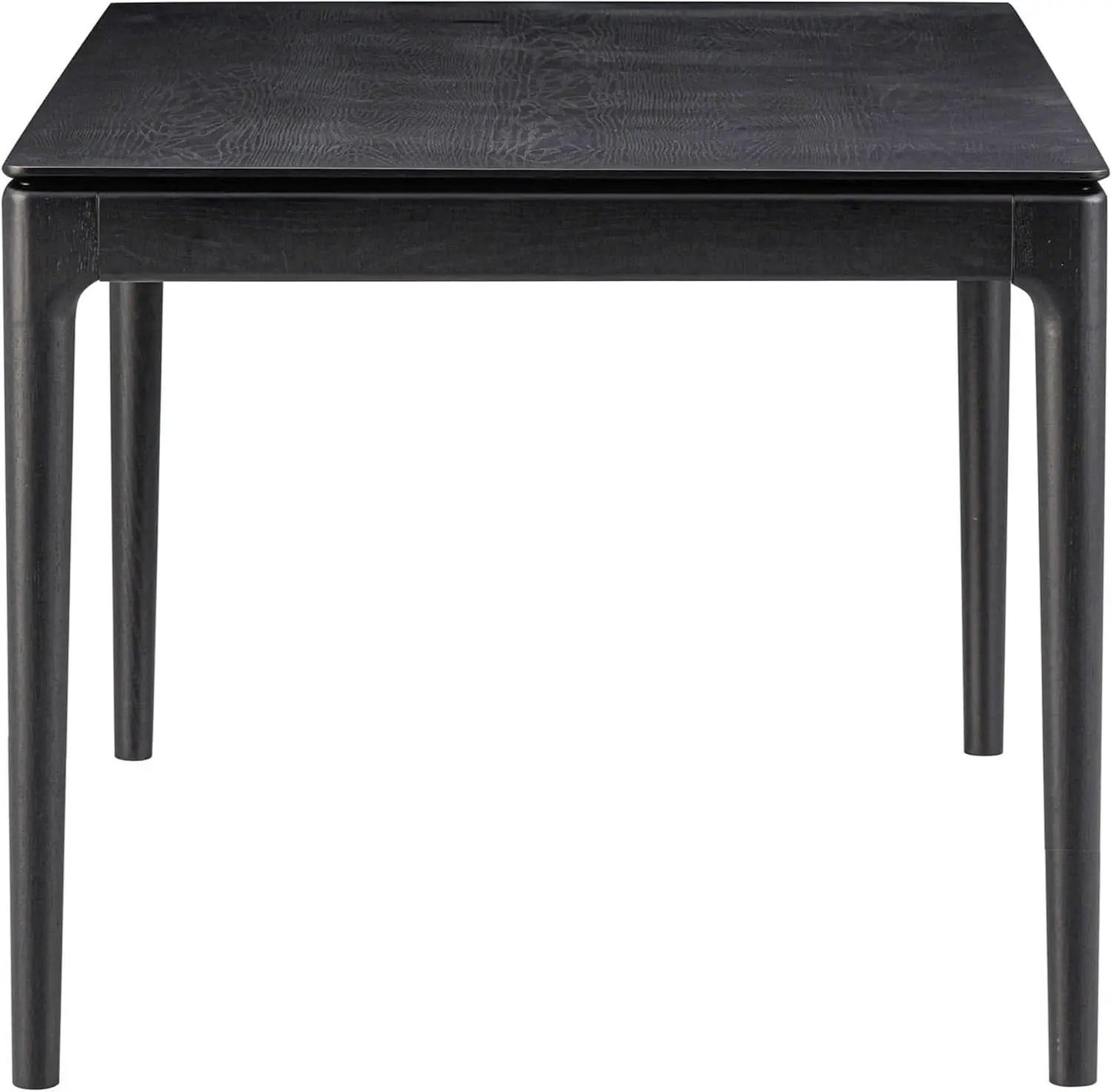 Mingle 55 Inch Modern Rectangular Dinner Table Burnt Black from PriceLows™