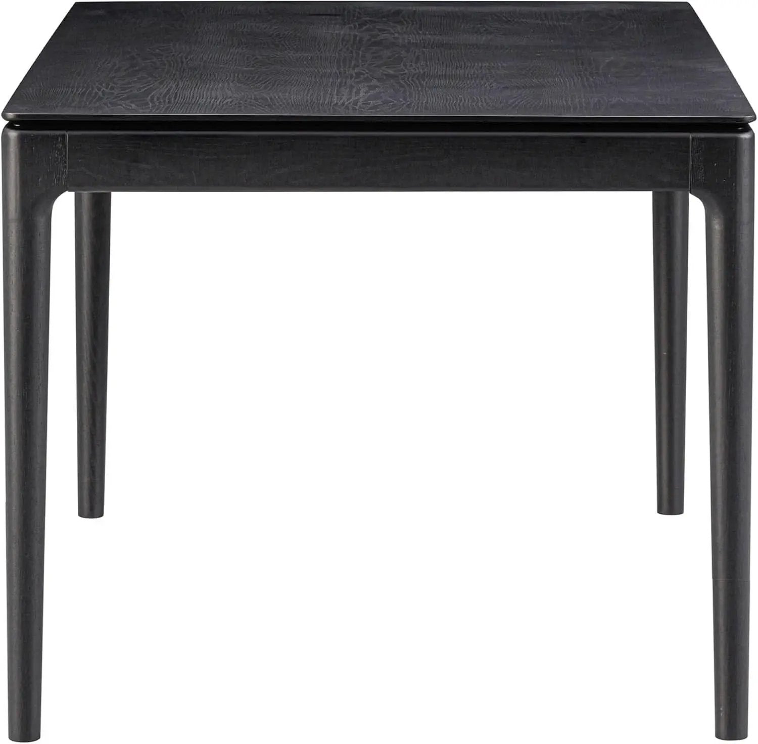 Mingle 55 Inch Modern Rectangular Dinner Table Burnt Black from PriceLows™