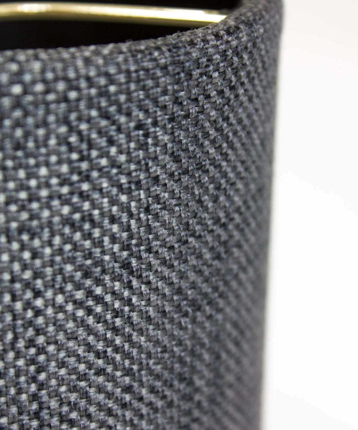 Clip On Drum Shade | 6X5 Inch | Granite Gray Burlap | Set Of 6
