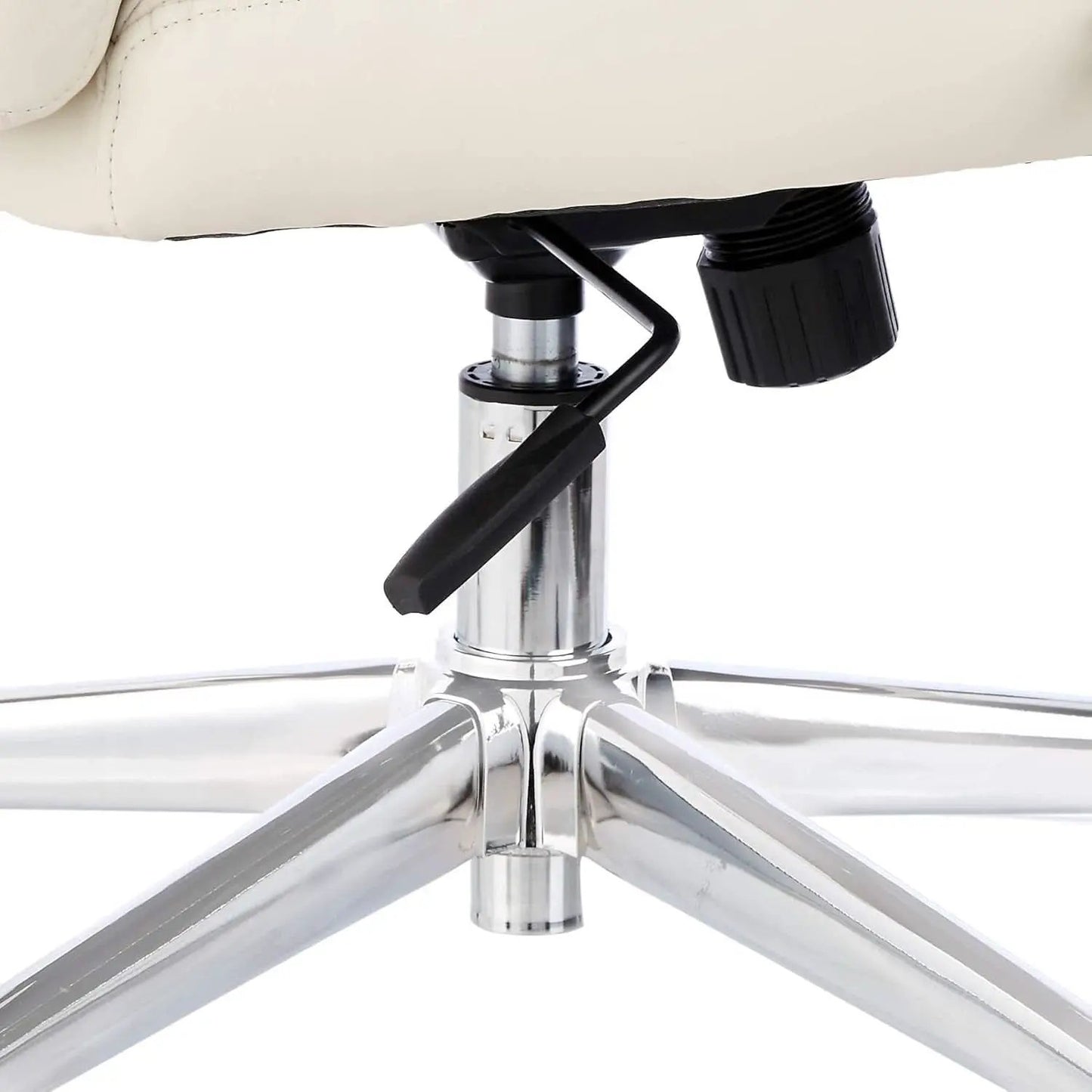 Ivory Executive Desk Chair With Oversized Cushion 275Lb from PriceLows™