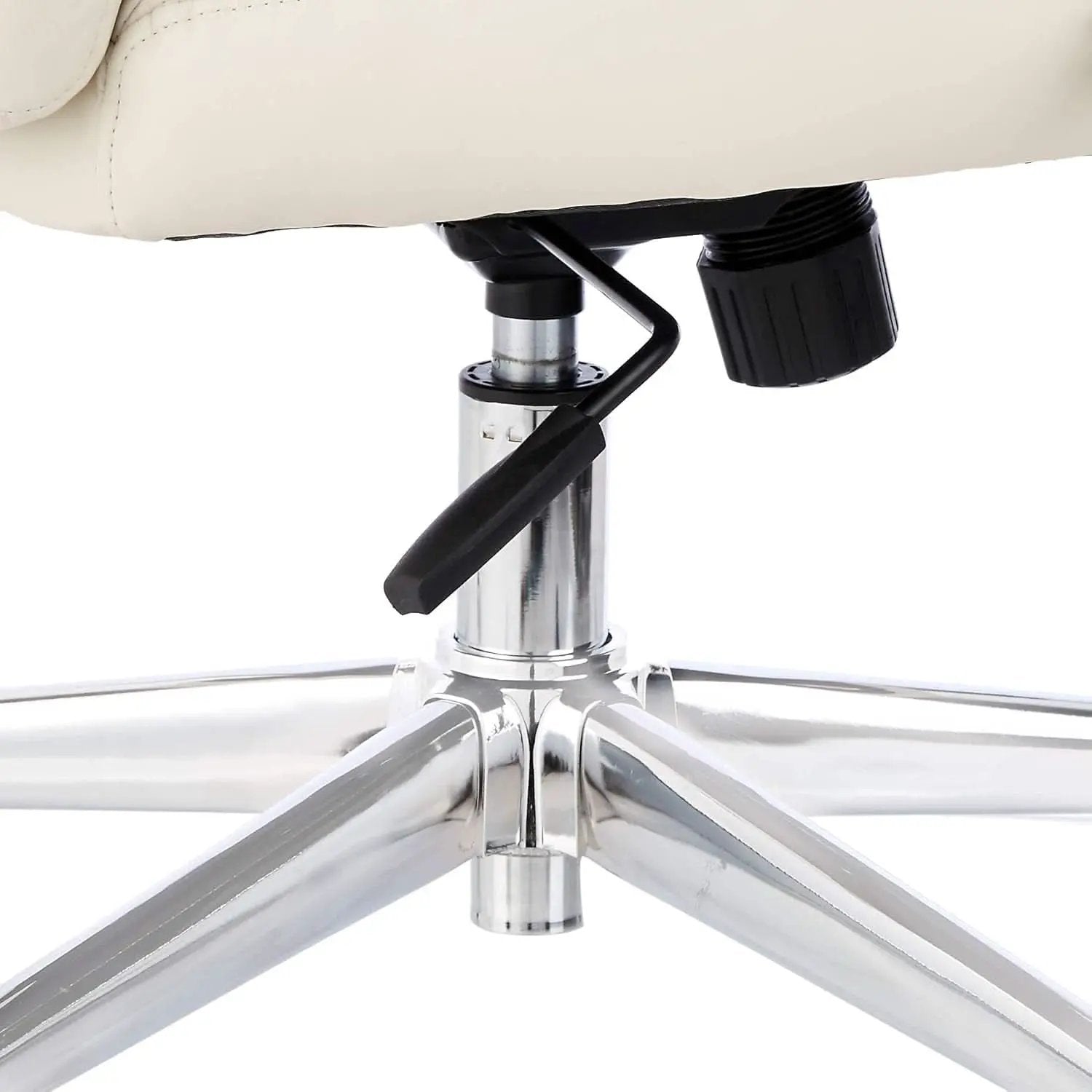Ivory Executive Desk Chair With Oversized Cushion 275Lb from PriceLows™