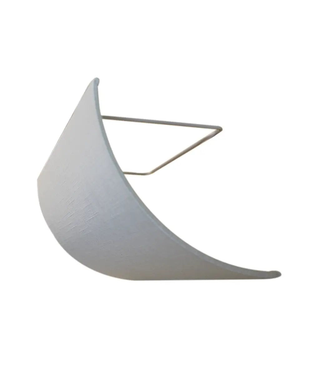 Modern Vanity Light Cover | 26 Inch Wide | White Fabric Shade | DIY Refresh