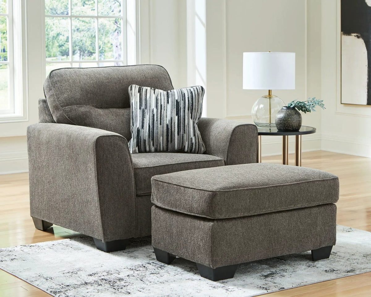 Olten Living Room Set | Contemporary Design | Neutral Upholstery | 2 Piece