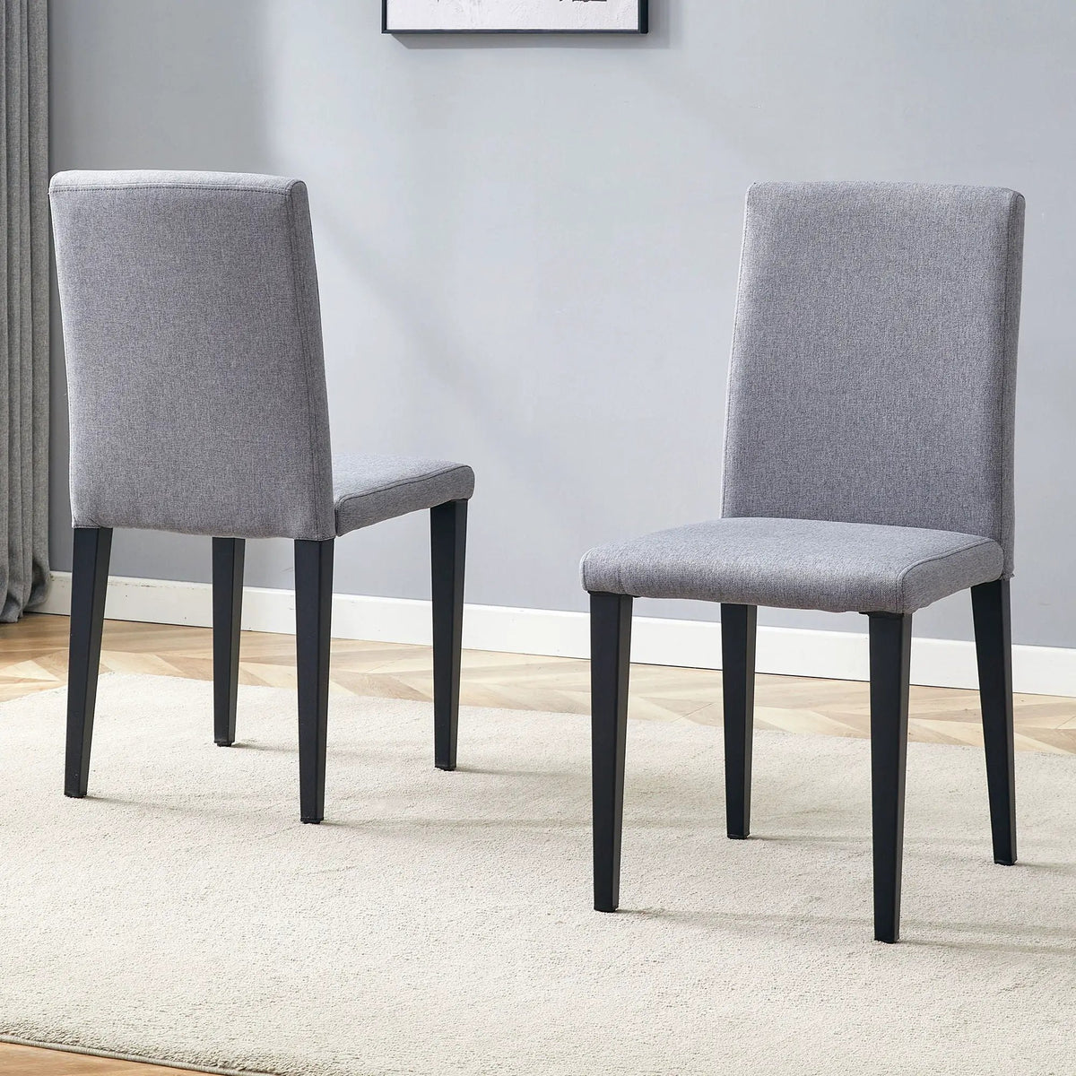 Versatile Dining Chairs | Metal Legs | Minimalist Nordic Style | PU Feel