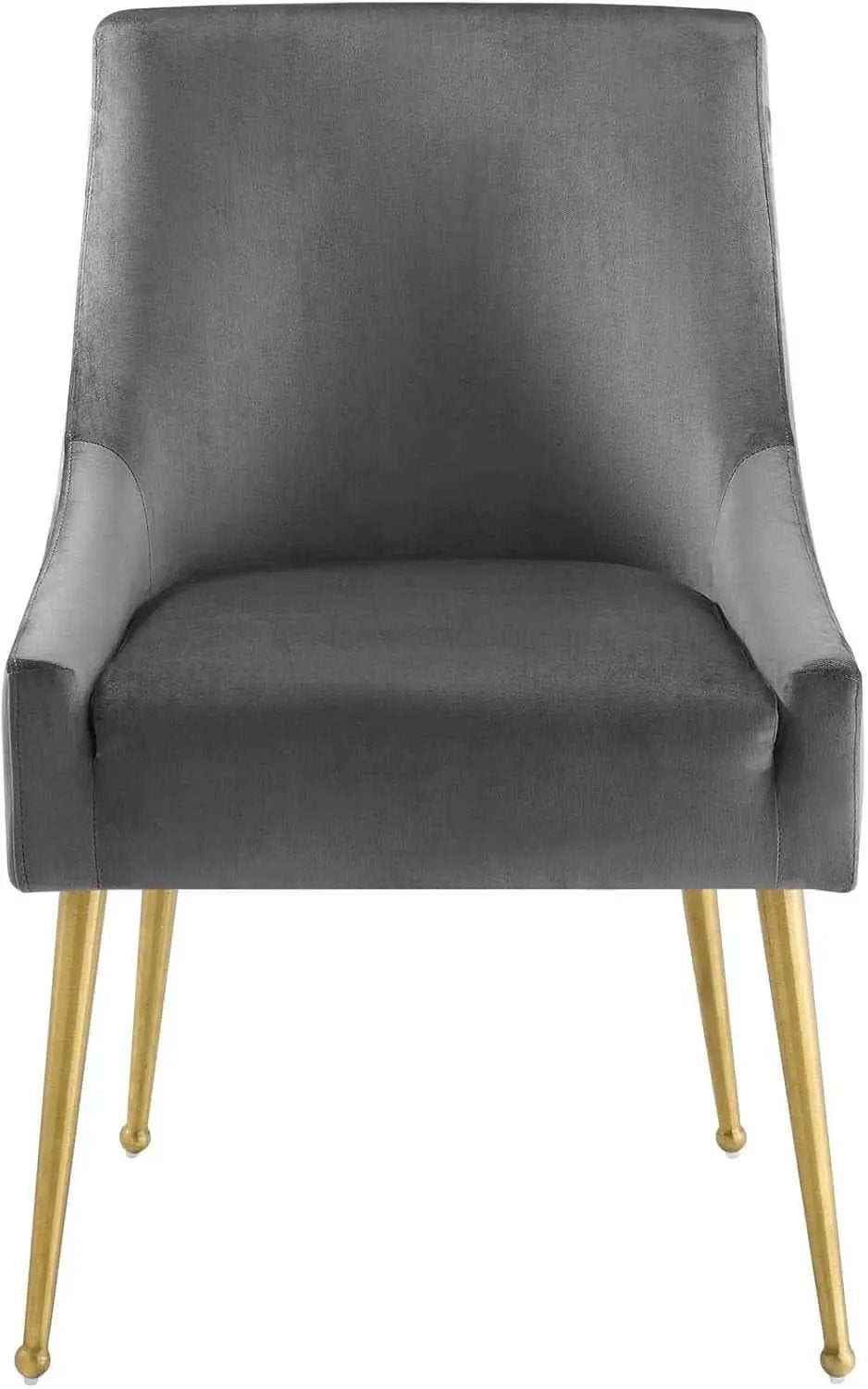 Discern Upholstered Performance Velvet Dining Chair Gray from PriceLows™