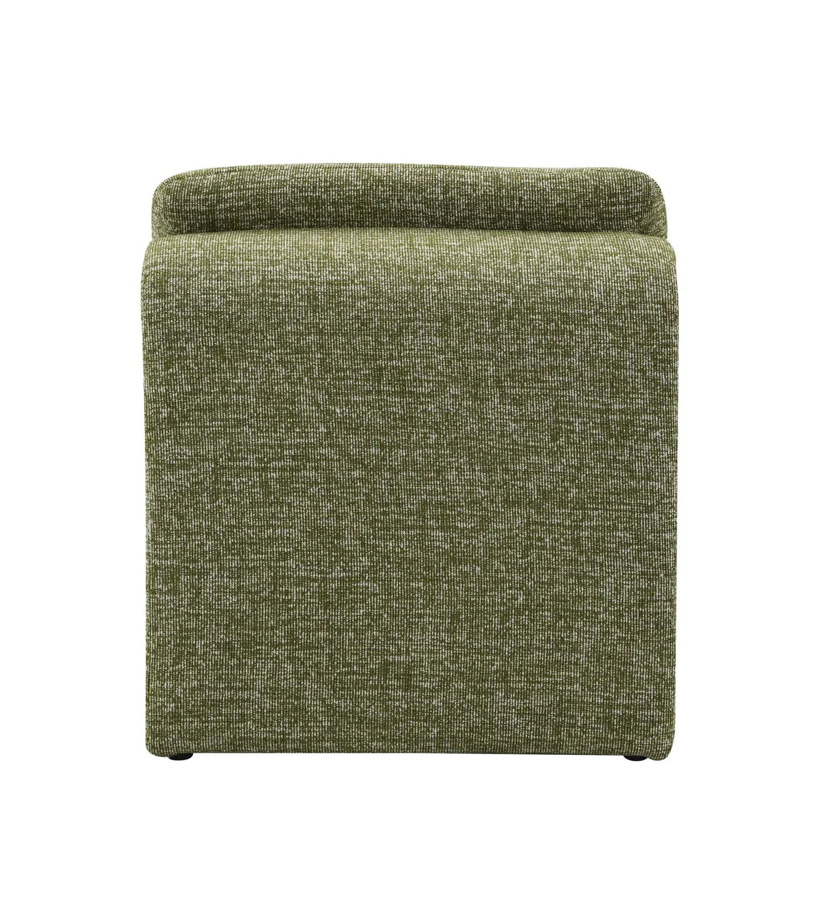 Jaeda Curved Accent Chair | Premium Fabric | Full Foam Cushions | Wooden Inner Frame