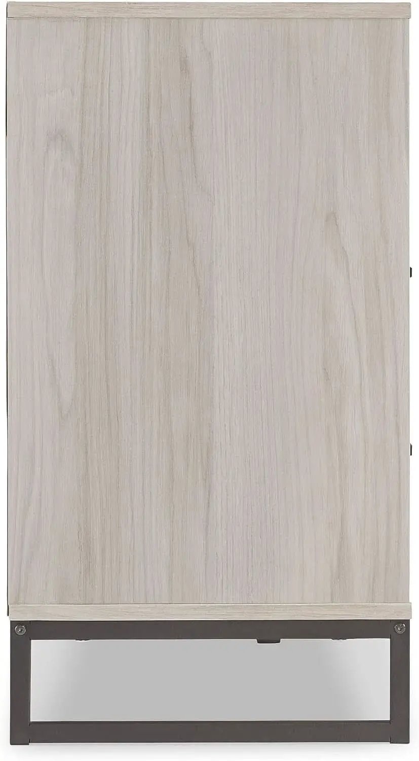 Socalle 59 Inch Beige 6 Drawer Dresser Engineered Wood from PriceLows™