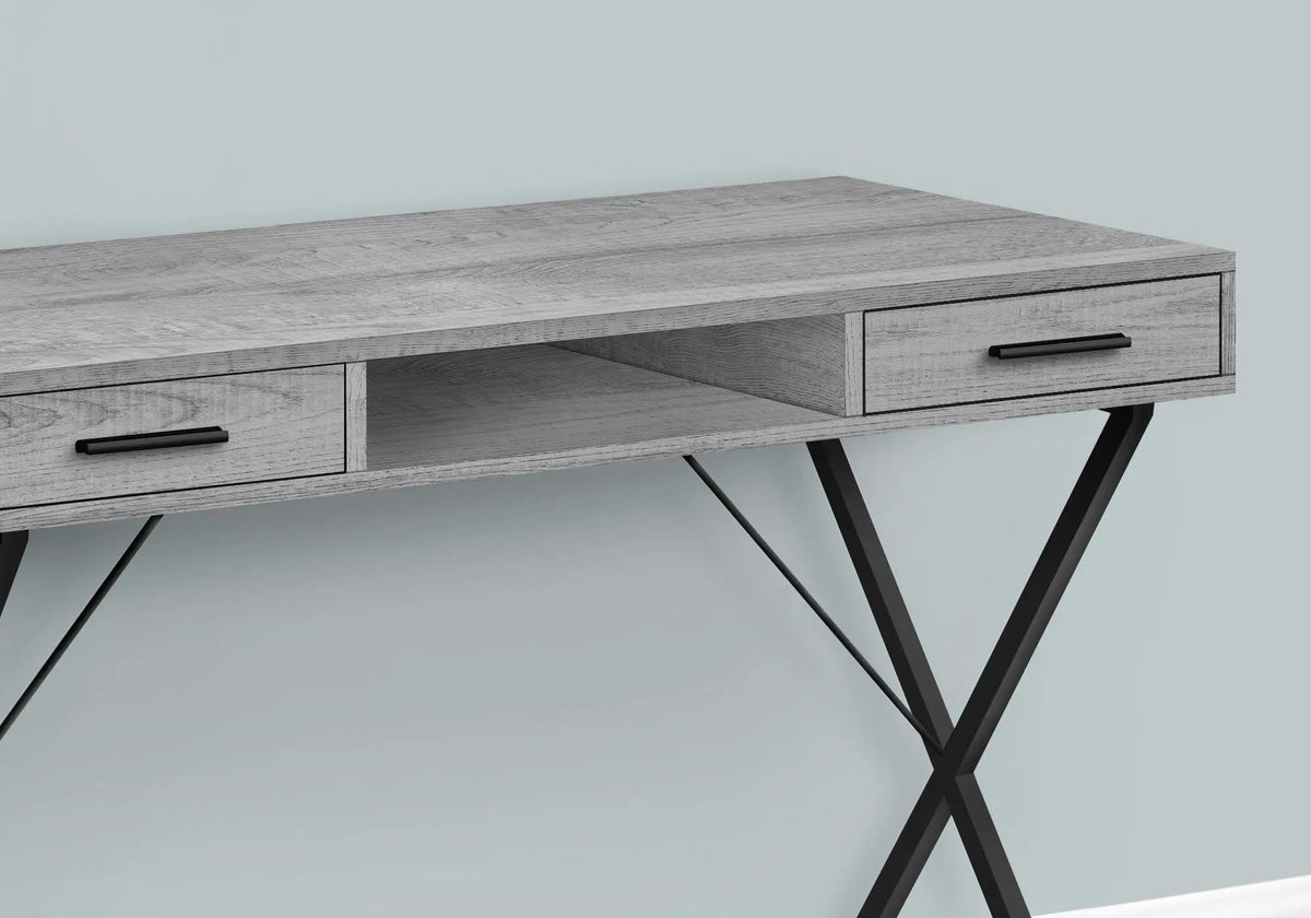 Computer Desk With Drawers | 42 Inch Width | Left Or Right Setup | Laptop Friendly