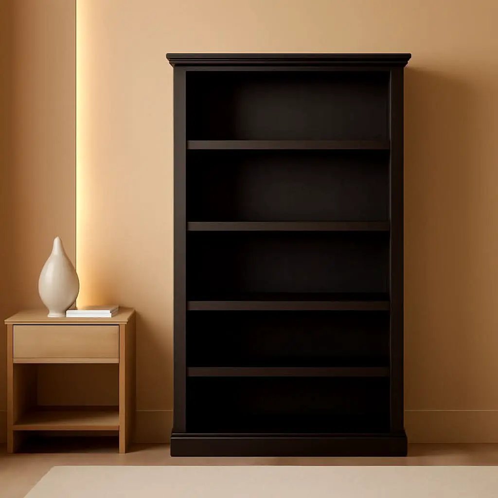 Bevfint 70 Inch Dark Cherry 5 Tier Floor Standing Bookcase from PriceLows™