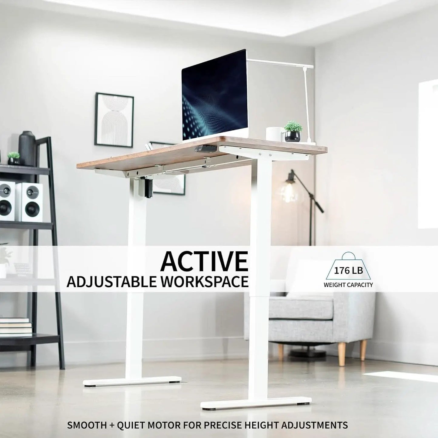 60 Inch Electric Height Adjustable Standing Desk For Office from PriceLows™