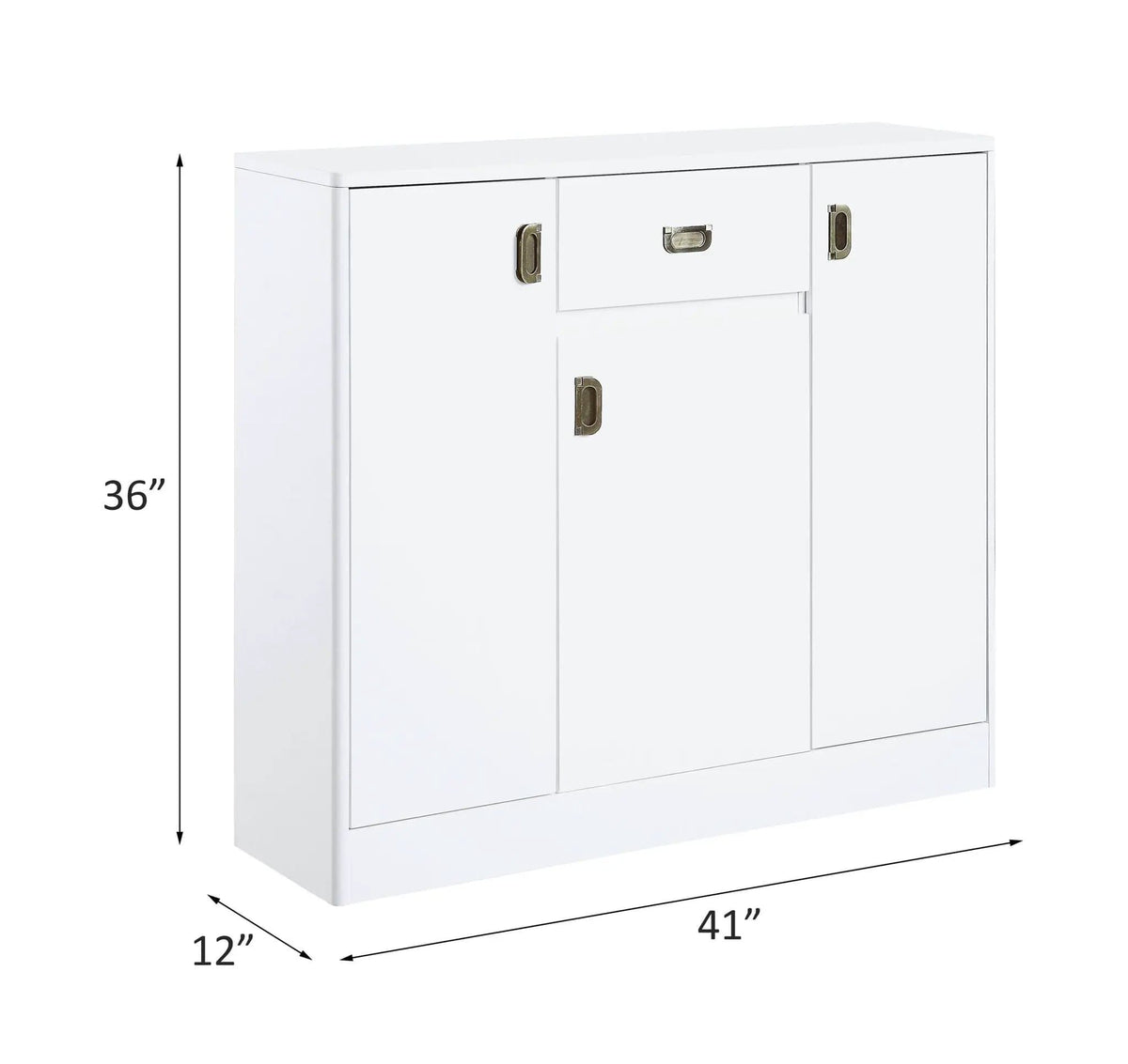 Pagan High Gloss Server | 12 x 41 x 36 in | Home Furniture | White