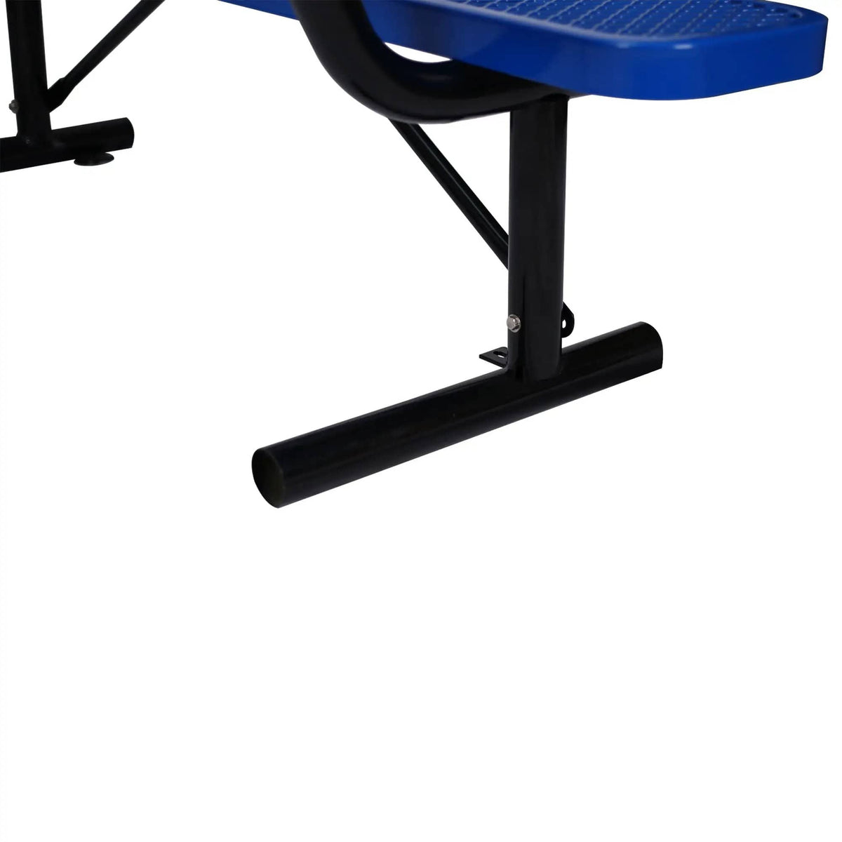 6' Outdoor Steel Bench With Backrest | 5 Pieces | Steel | Outdoor Living