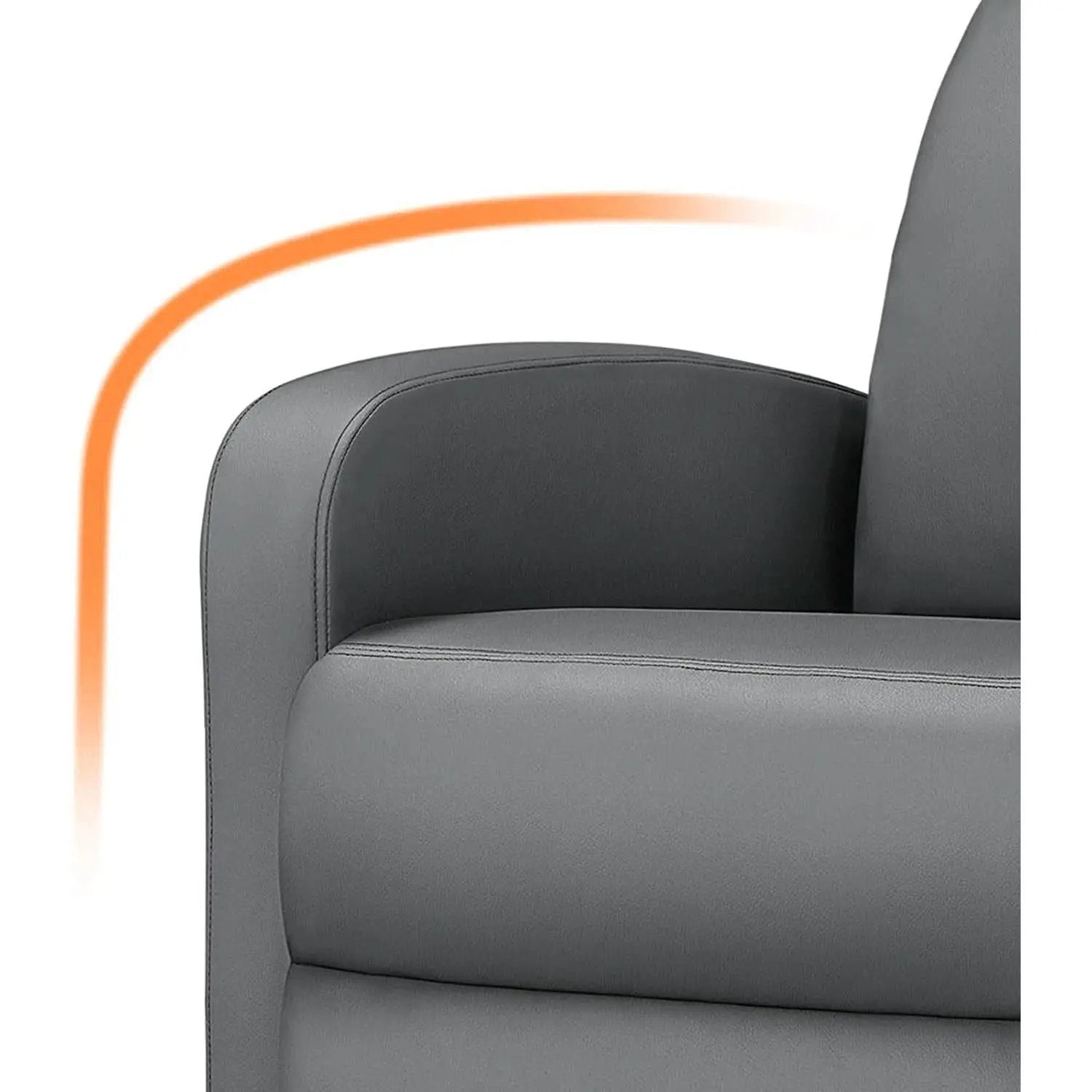 Grey Recliner Chairs Set Of 2 For Living Room Comfort from PriceLows™