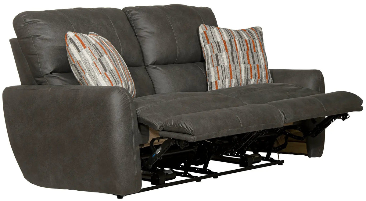 Dorian Reclining Loveseat | 4 Pieces | Faux Leather & Fabric | Living Room