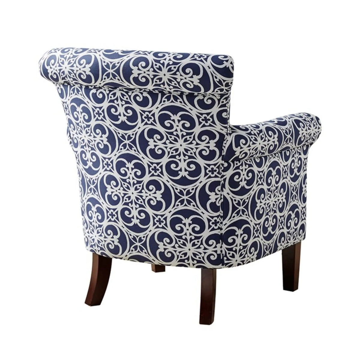 Brooke Tight Back Club Chair | Round Arms | Nailhead Trim | High-Density Foam