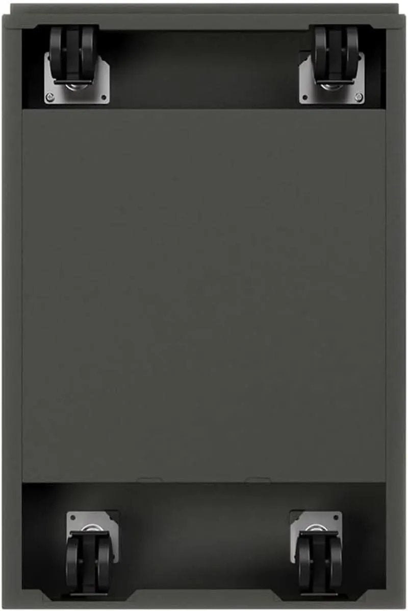 Two Drawer 27.75in Charcoal Metal Filing Cabinet Lockable from PriceLows™