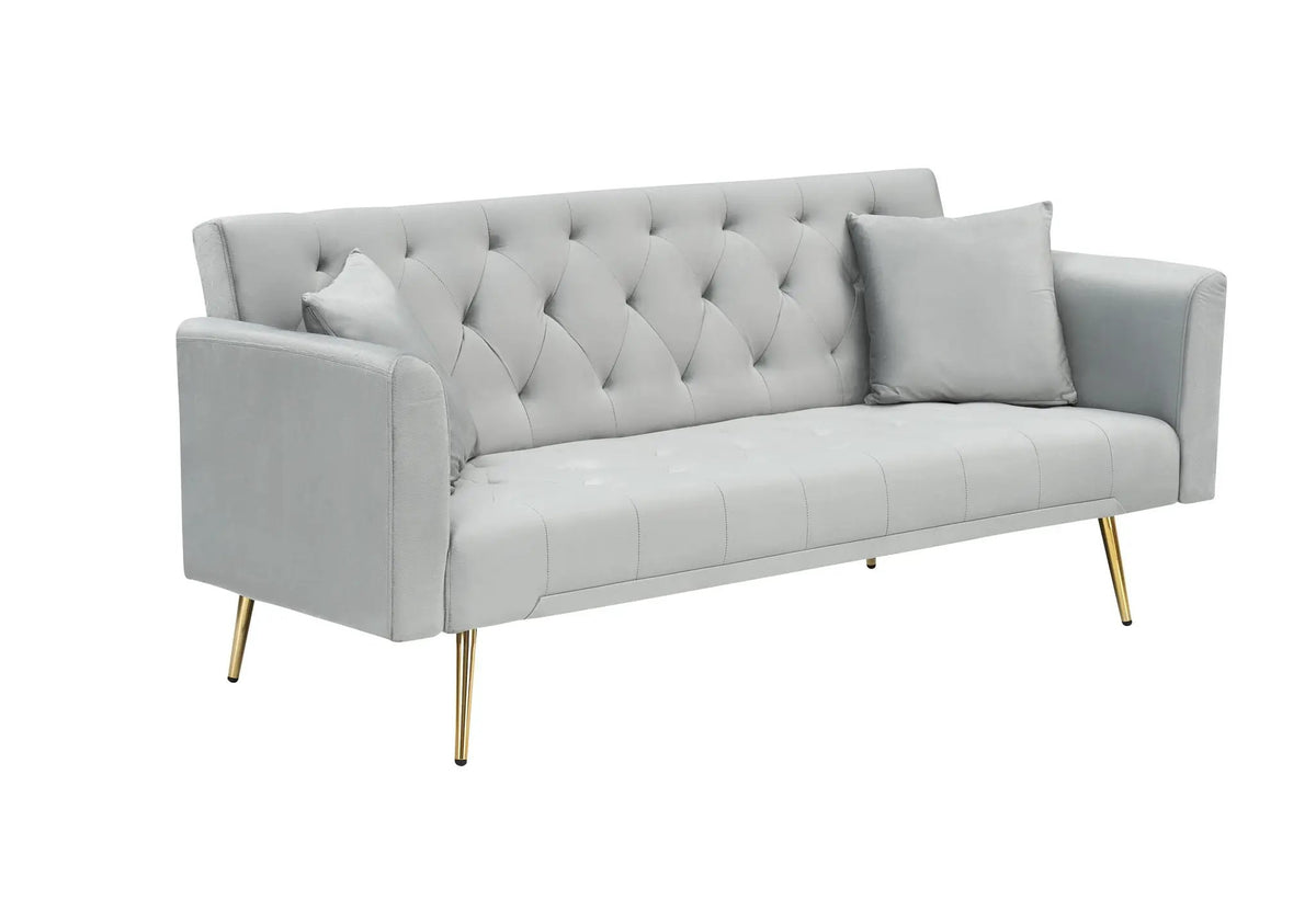 Convertible Folding Sofa Bed | Double Size | Small Space Design | Living Room Futon