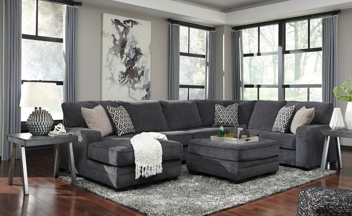 Sectional Sofa | 3 Piece Set | Left Arm Facing Corner | Deep Seat