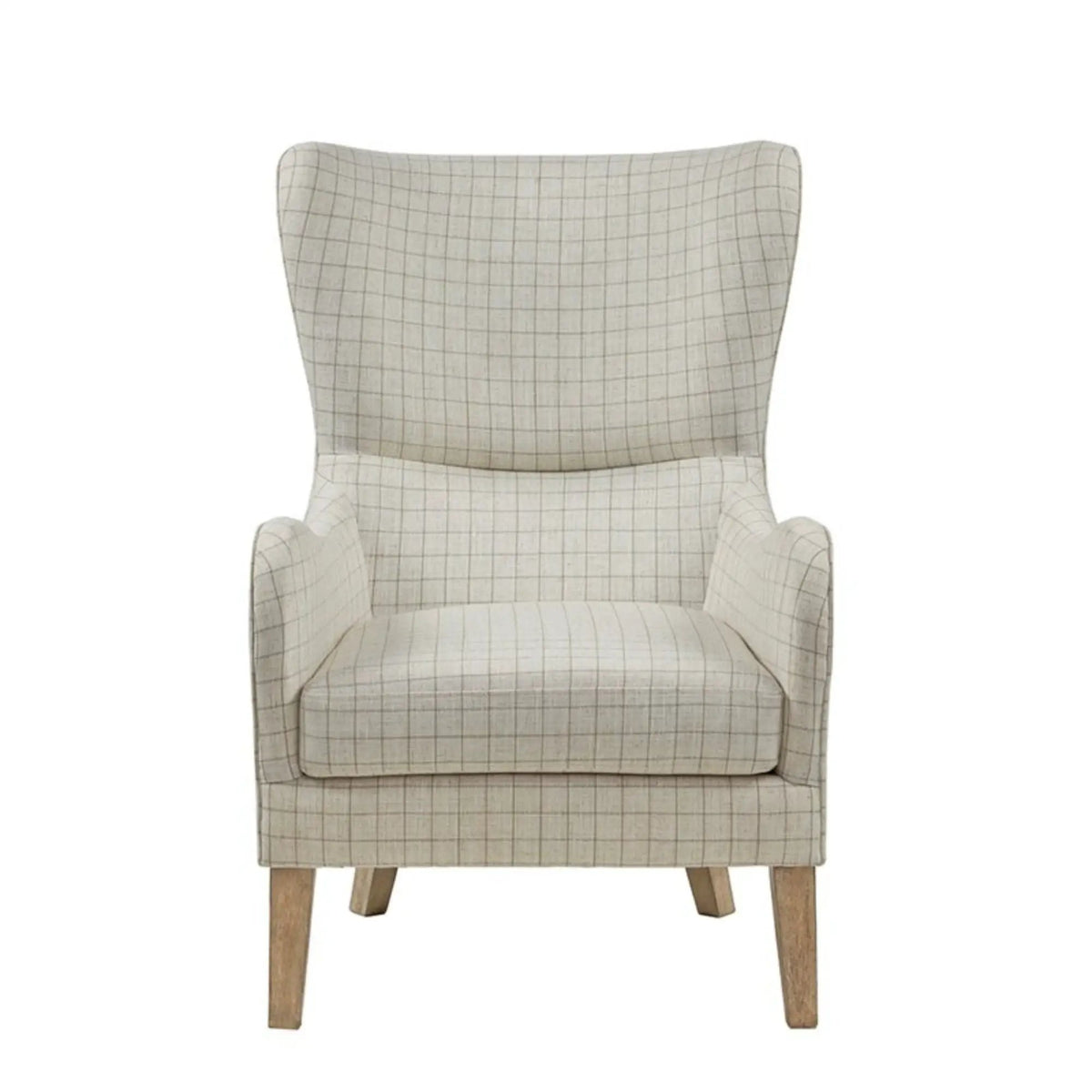 Arianna Swoop Wing Chair | Traditional Wing Back | Round Arms | High-Density Foam