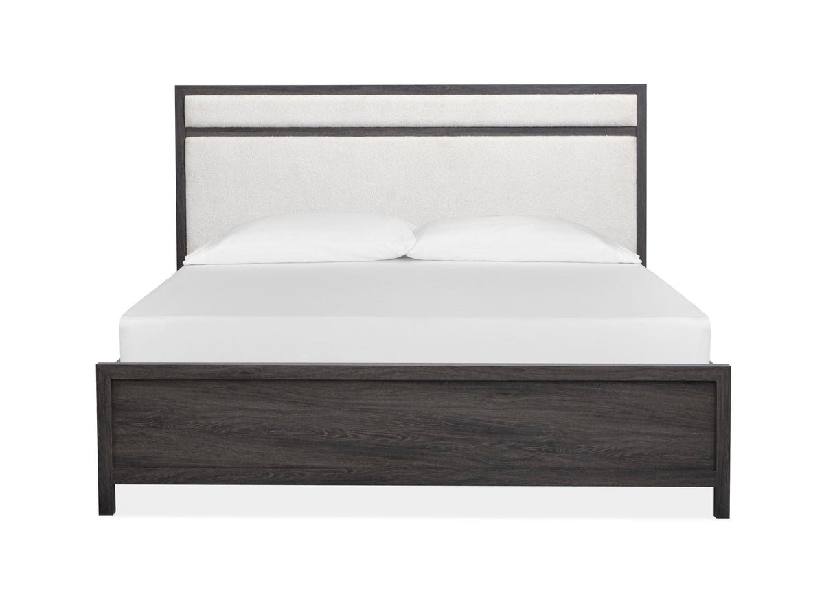 Merrifield Upholstered Panel Bed | 4 Pieces | Oak Veneer | Bedroom