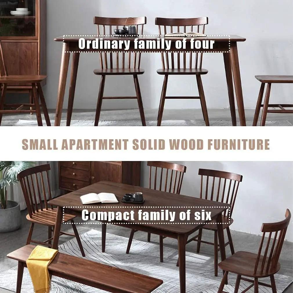 47 Inch Dining Table Natural Finish for Small Spaces from PriceLows™