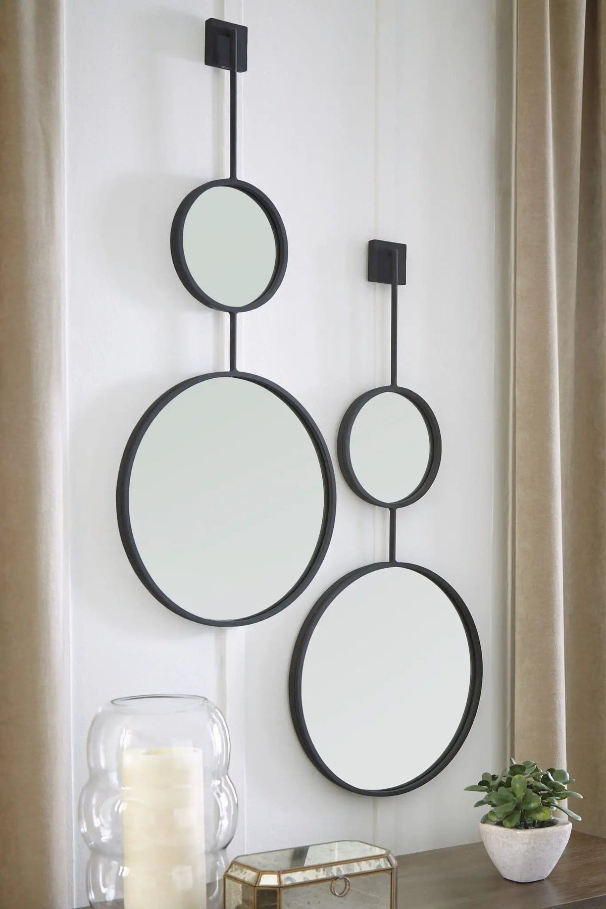 Brewer Accent Mirror | 18 x 2 x 42 in | Metal | Black