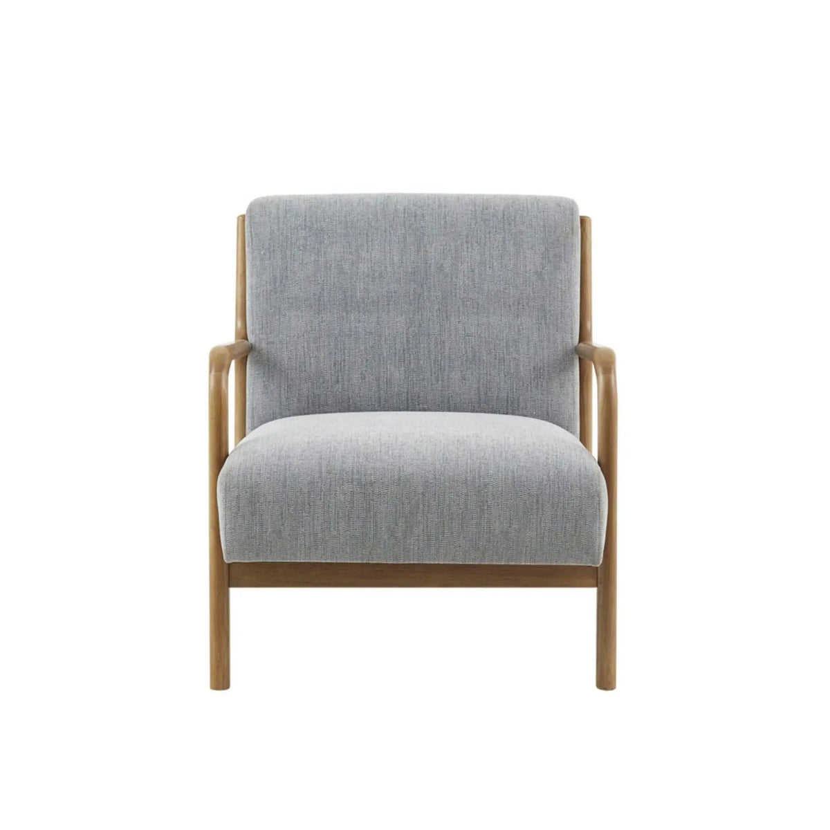 Mid Century Lounge Chair | Solid Wood Frame | High Density Foam | Elm Finish